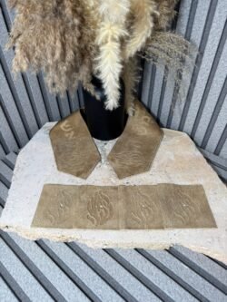 ⁦עטרה לטלית "האש שלי תוקד" חום חאקי⁩ – תמונה ⁦2⁩